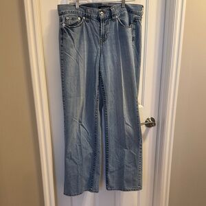 LONDONJEAN Light Blue Straight Leg Jeans